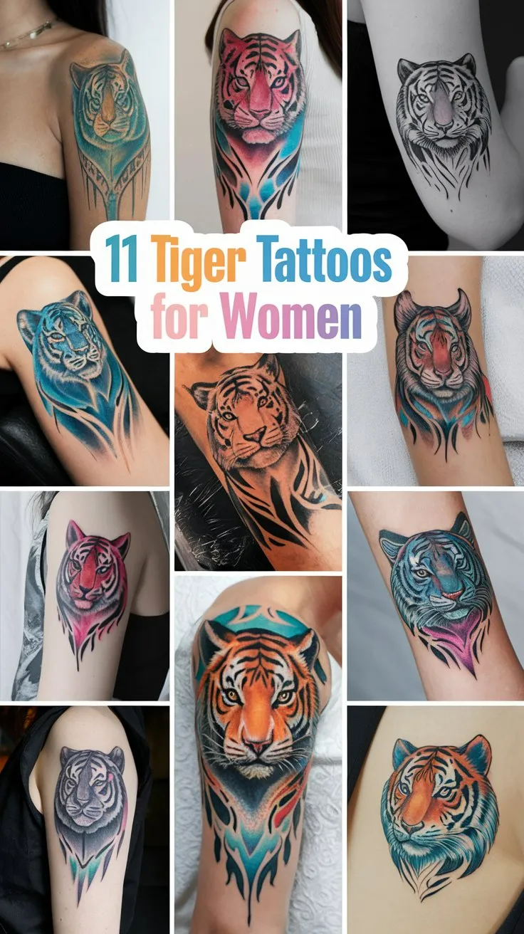 11 Tiger Tattoos for Women: Inspiring Designs and Ideas