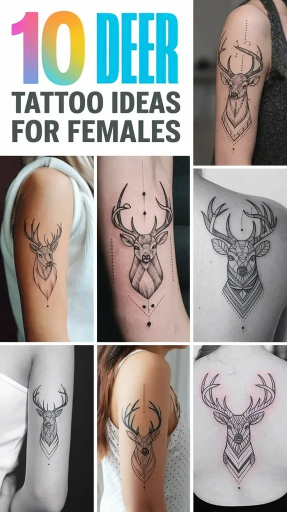 10 Deer Tattoo Ideas for Women: Delicate and Dainty Designs