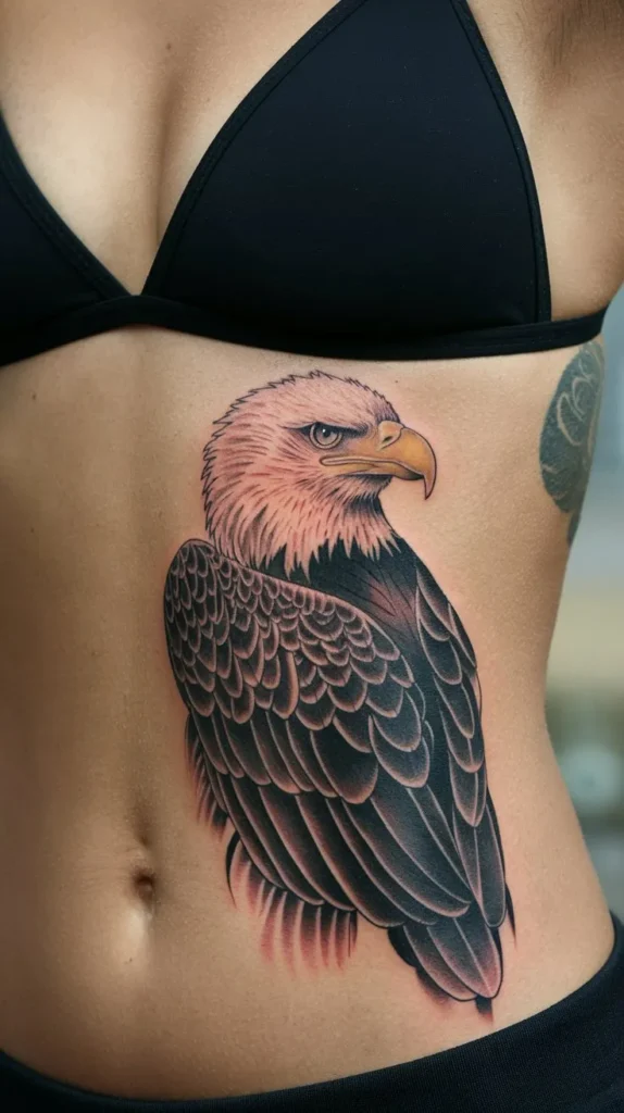 11 Eagle Tattoos for Females to Symbolize Courage and Resilience