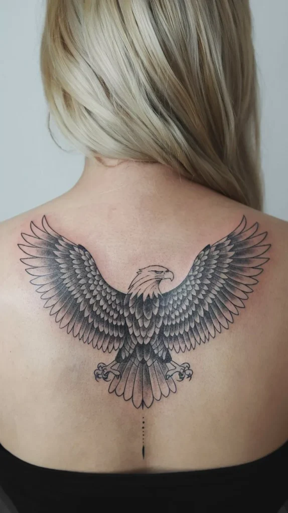 11 Eagle Tattoos for Females to Symbolize Courage and Resilience