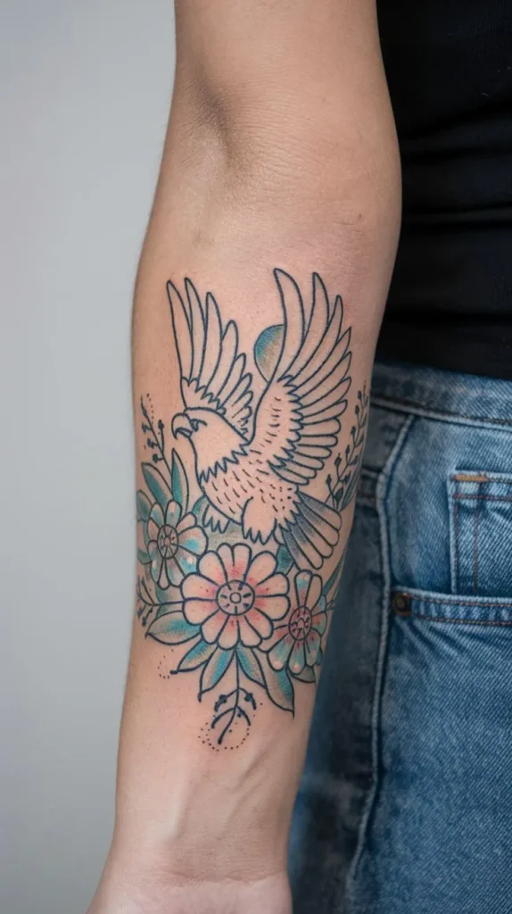 11 Eagle Tattoos for Females to Symbolize Courage and Resilience