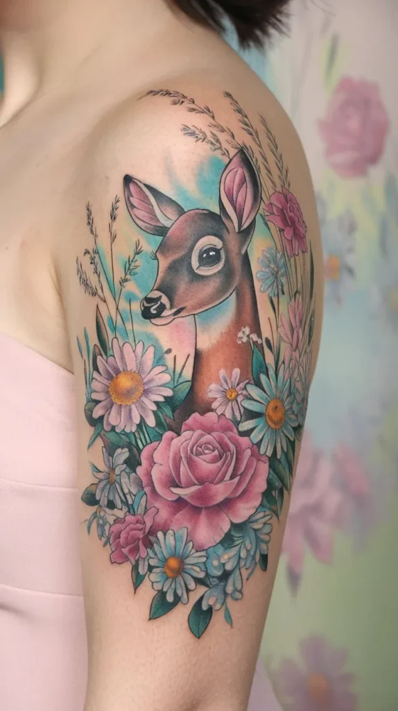 10 Deer Tattoo Ideas for Women: Delicate and Dainty Designs