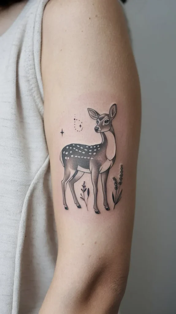 10 Deer Tattoo Ideas for Women: Delicate and Dainty Designs