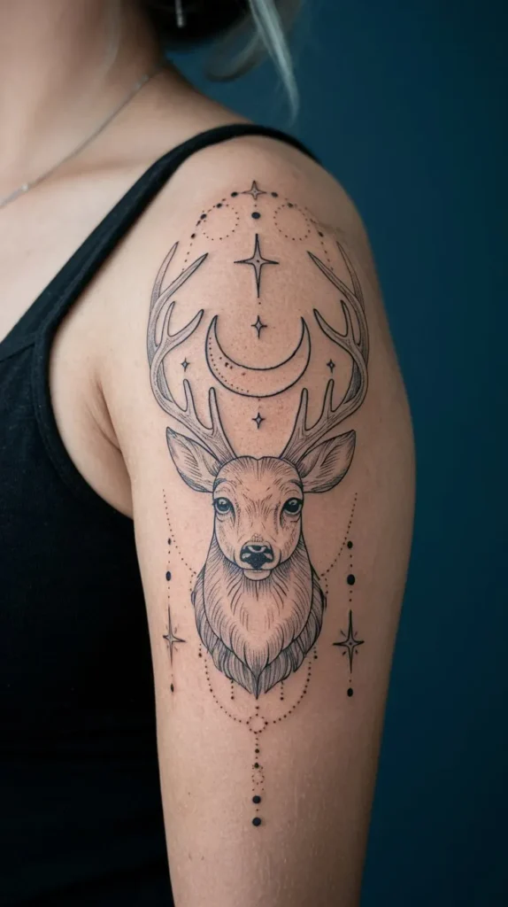 10 Deer Tattoo Ideas for Women: Delicate and Dainty Designs