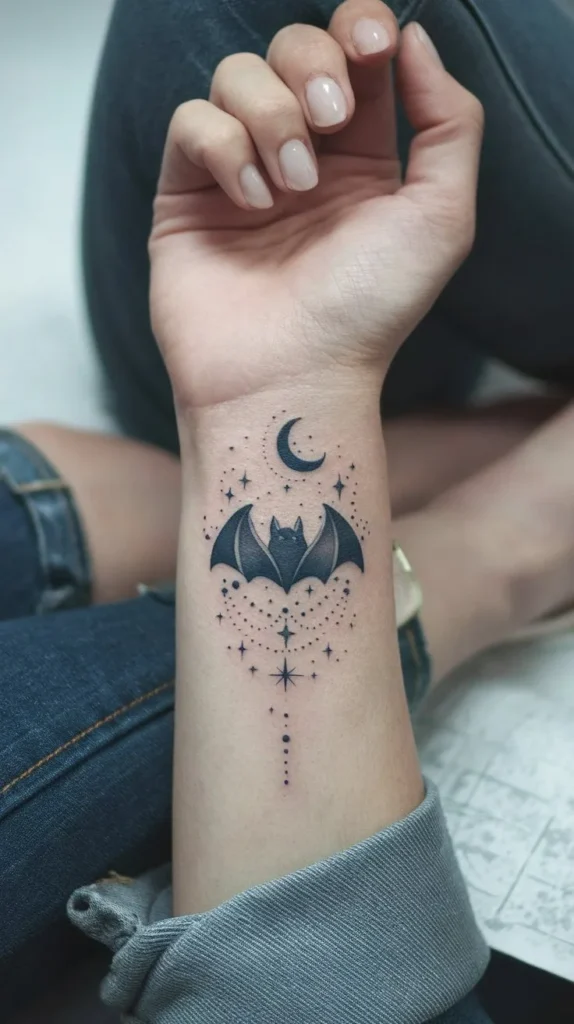 10 Cute and Delicate Bat Tattoos: Perfect for Every Woman