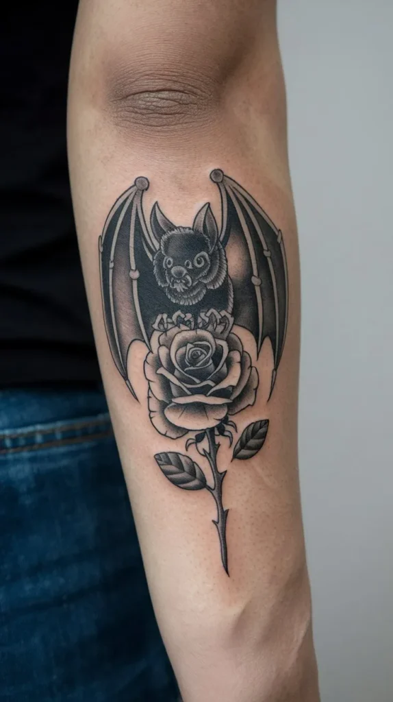 10 Cute and Delicate Bat Tattoos: Perfect for Every Woman